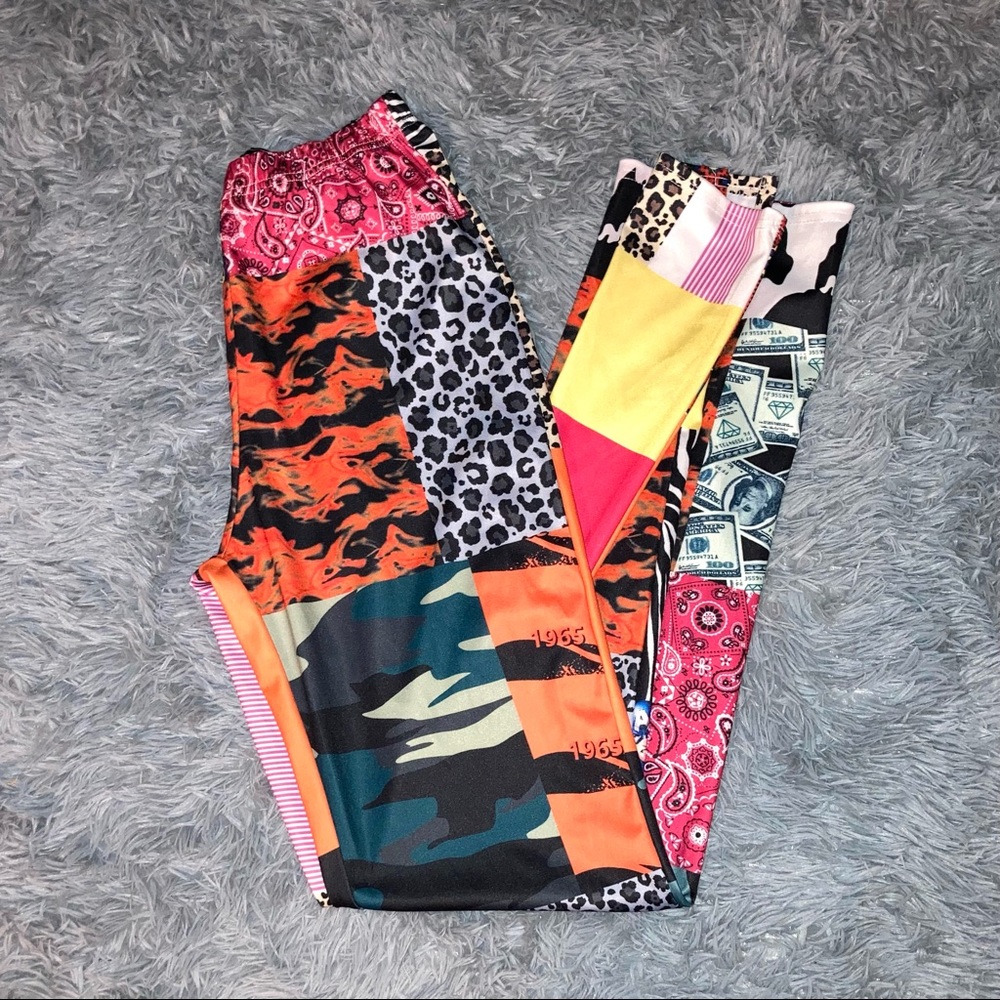 Patch Print “Blushmark” Pants